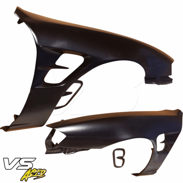 VSaero FRP SMAD Wide Body Fenders (front) 30mm for Nissan 240SX (S14) 1997-1998 - Image 26
