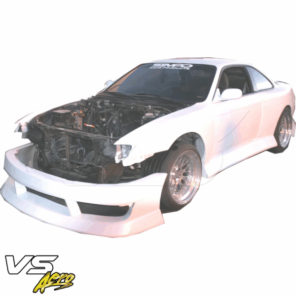 VSaero FRP BSPO Blister Wide Body Front Bumper for Nissan 240SX (S14) 1997-1998 - Image 5