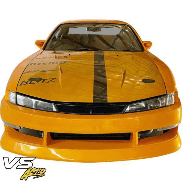 VSaero FRP BSPO Blister Wide Body Front Bumper for Nissan 240SX (S14) 1997-1998 - Image 10
