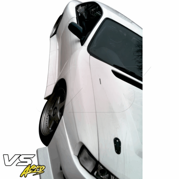 VSaero FRP BSPO Blister Wide Body Fenders (front) for Nissan 240SX (S14) 1997-1998 - Image 3