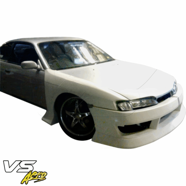 VSaero FRP BSPO Blister Wide Body Fenders (front) for Nissan 240SX (S14) 1997-1998 - Image 4