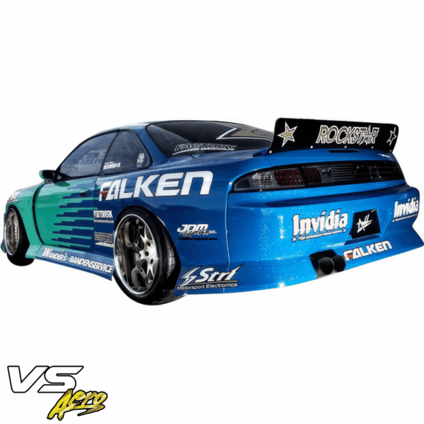 VSaero FRP BSPO Blister Wide Body Fenders (front) for Nissan 240SX (S14) 1997-1998 - Image 6