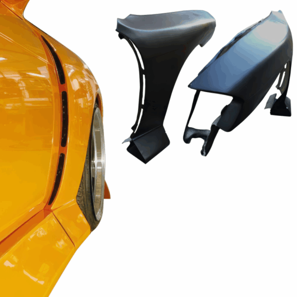VSaero FRP BSPO Blister Wide Body Fenders (front) for Nissan 240SX (S14) 1997-1998 - Image 7