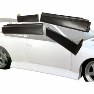 VSaero FRP BSPO Blister Wide Body Side Skirts 4pc for Nissan 240SX (S14) 1995-1998