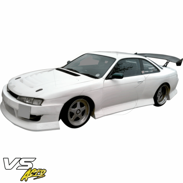 VSaero FRP BSPO Blister Wide Body Side Skirts 4pc for Nissan 240SX (S14) 1995-1998 - Image 3