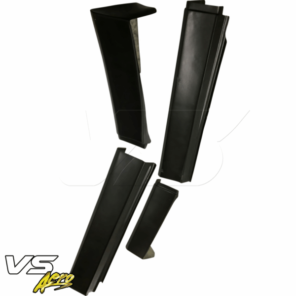 VSaero FRP BSPO Blister Wide Body Side Skirts 4pc for Nissan 240SX (S14) 1995-1998 - Image 14