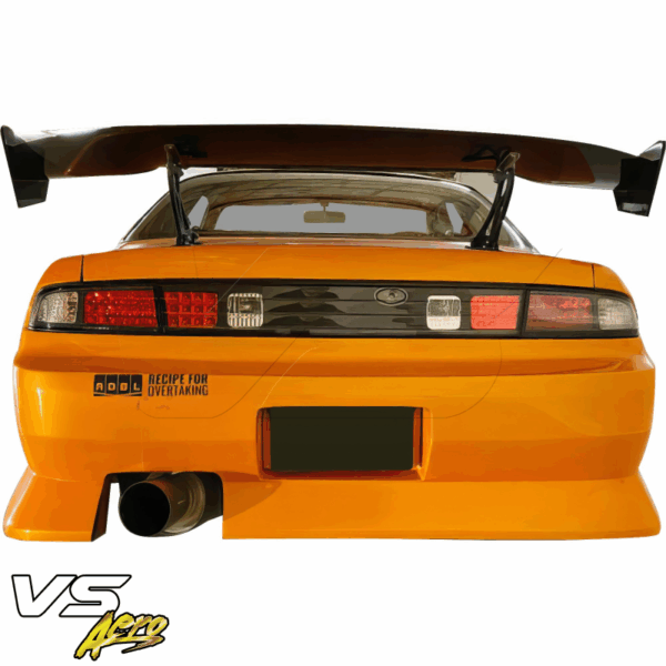 VSaero FRP BSPO Blister Wide Body Rear Bumper 3pc for Nissan 240SX (S14) 1995-1998 - Image 7
