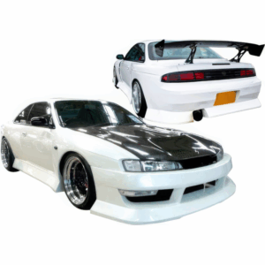 VSaero FRP BSPO Blister Wide Body Kit 8pc for Nissan 240SX (S14) 1997-1998