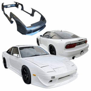 VSaero FRP VERT RIG Wide Body Kit 8pc for Nissan 240SX 1989-1994 > 3dr