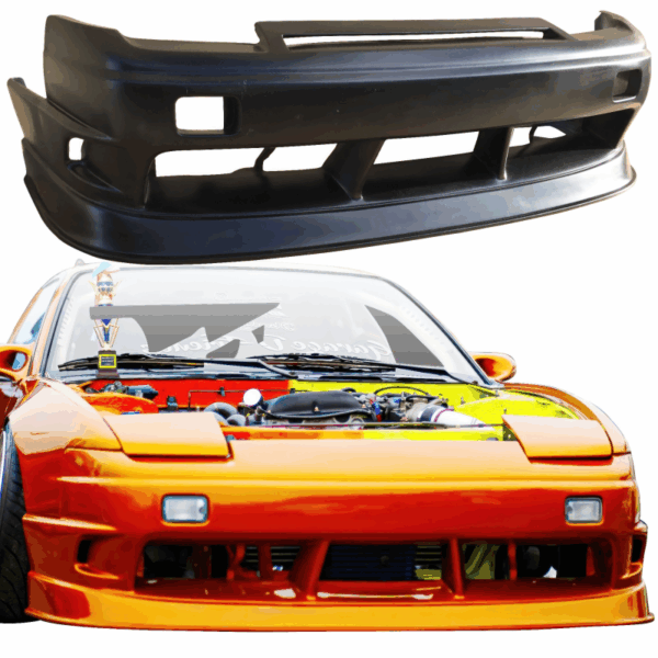 VSaero FRP GCOR Front Bumper for Nissan 240SX 1989-1994 > 2/3dr - Image 9