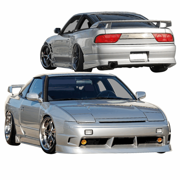 VSaero FRP GCOR Body Kit 4pc for Nissan 240SX 1989-1994 > 3dr Hatch