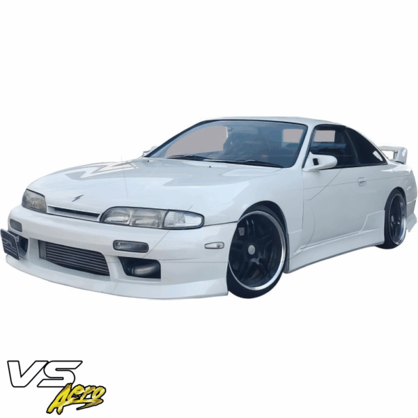 VSaero FRP VERT Front Bumper for Nissan 240SX (S14) 1995-1996 - Image 2