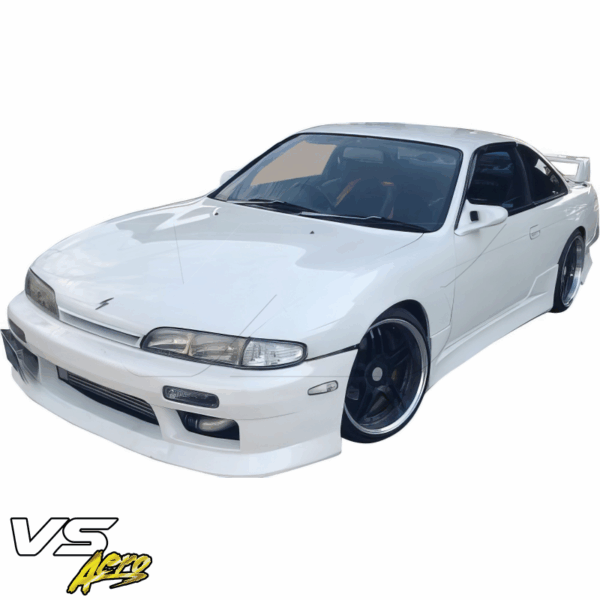 VSaero FRP VERT Front Bumper for Nissan 240SX (S14) 1995-1996 - Image 4
