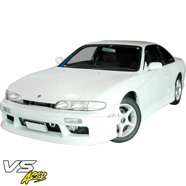 VSaero FRP VERT Front Bumper for Nissan 240SX (S14) 1995-1996 - Image 6