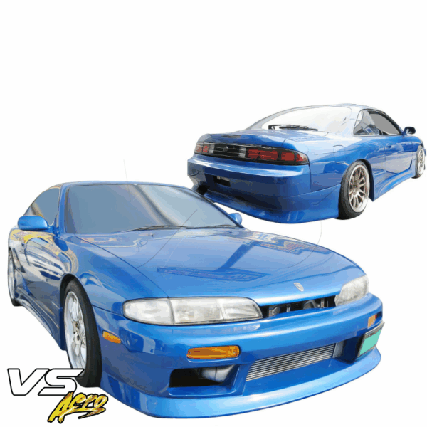 VSaero FRP VERT Body Kit 4pc for Nissan 240SX (S14) 1995-1996 - Image 2
