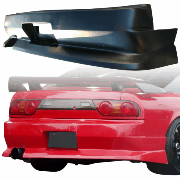 VSaero FRP WOR9 Rear Bumper for Nissan 240SX 1989-1994 > 3dr Hatch - Image 6