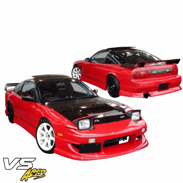 VSaero FRP WOR9 Body Kit 4pc for Nissan 240SX 1989-1994 > 3dr Hatch - Image 3