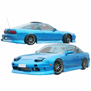 VSaero FRP BSPO v2 Body Kit 4pc for Nissan 240SX 1989-1994 > 3dr Hatch