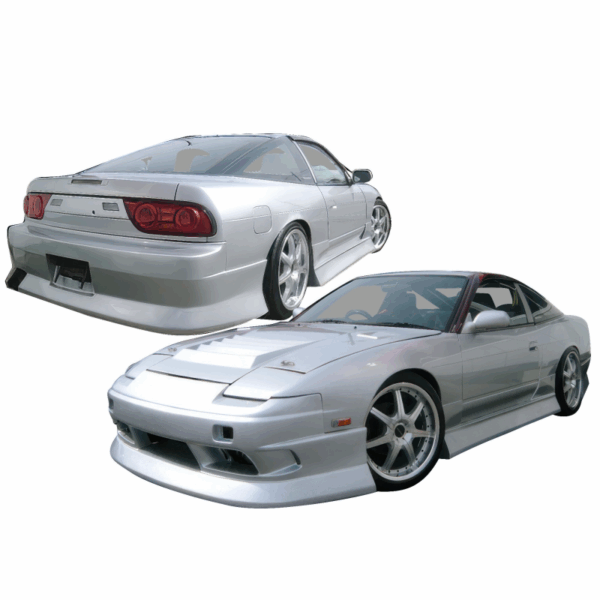 VSaero FRP BSPO v2 Body Kit 4pc for Nissan 240SX 1989-1994 > 3dr Hatch - Image 2