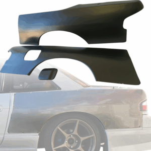 VSaero FRP DMA Wide Body Fenders (rear) w cap 30mm for Nissan 240SX (S13) 1989-1994 > 2dr Coupe