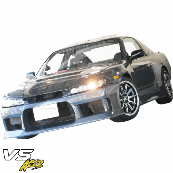 VSaero FRP ORI S13.5 Wide Body 20mm Conversion Fenders (front) for Nissan 240SX 1989-1994 > 2/3dr - Image 4