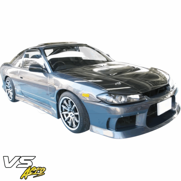 VSaero FRP ORI S13.5 Wide Body 20mm Conversion Fenders (front) for Nissan 240SX 1989-1994 > 2/3dr - Image 7