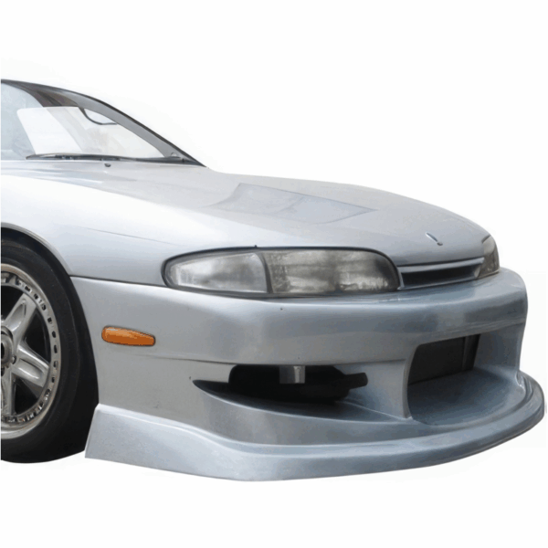 VSaero FRP WOR9 v1 Front Bumper for Nissan 240SX (S14) 1995-1996 - Image 9