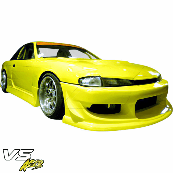 VSaero FRP WOR9 v1 Front Bumper for Nissan 240SX (S14) 1995-1996 - Image 14