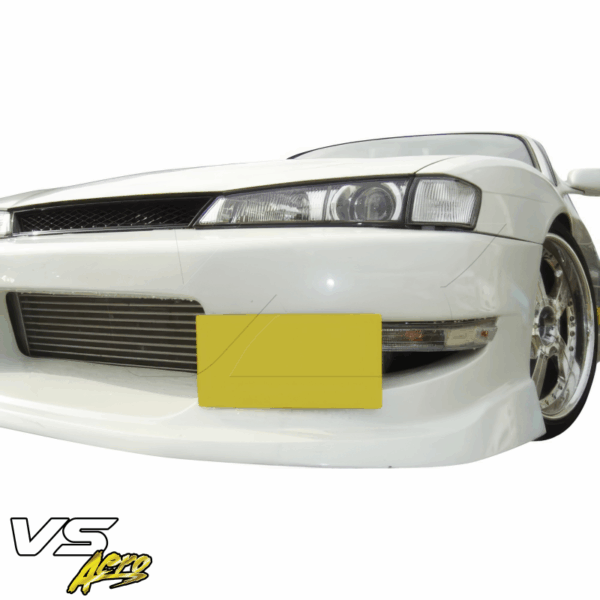 VSaero FRP WOR9 v1 Front Bumper for Nissan 240SX (S14) 1997-1998 - Image 5