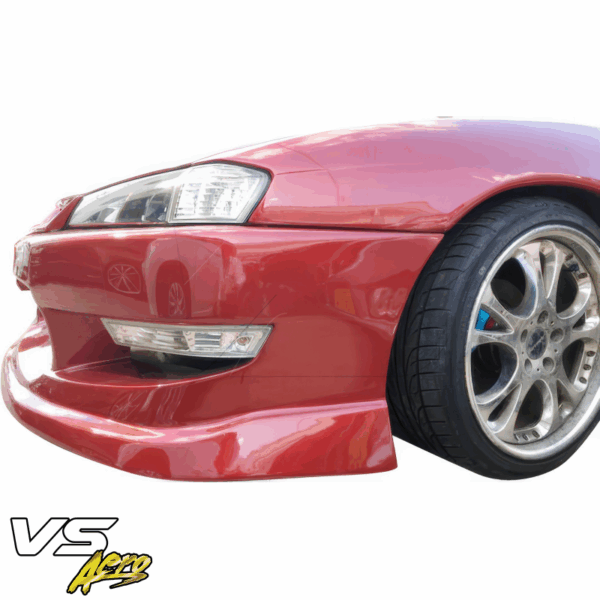 VSaero FRP WOR9 v1 Front Bumper for Nissan 240SX (S14) 1997-1998 - Image 13
