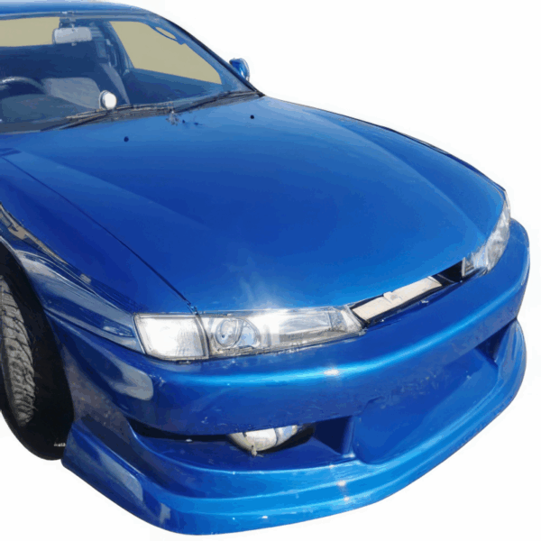 VSaero FRP WOR9 v1 Front Bumper for Nissan 240SX (S14) 1997-1998 - Image 18