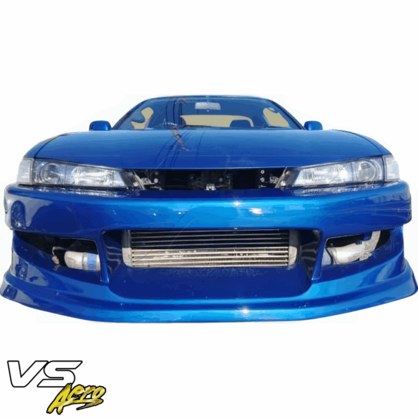 VSaero FRP WOR9 v1 Front Bumper for Nissan 240SX (S14) 1997-1998 - Image 20