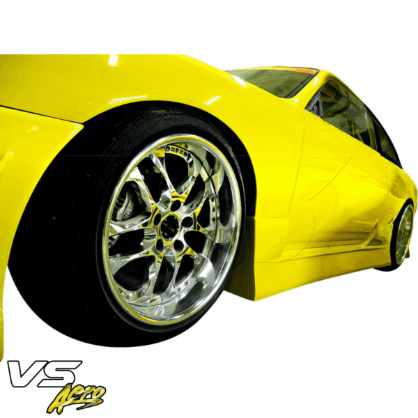 VSaero FRP WOR9 v1 Side Skirts for Nissan 240SX (S14) 1995-1998 - Image 3