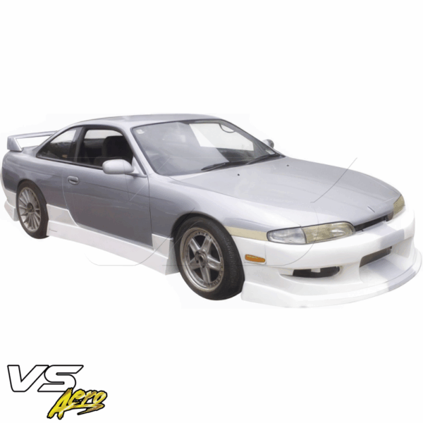 VSaero FRP WOR9 v1 Side Skirts for Nissan 240SX (S14) 1995-1998 - Image 6