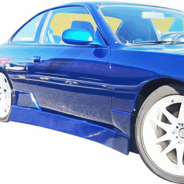 VSaero FRP WOR9 v1 Side Skirts for Nissan 240SX (S14) 1995-1998 - Image 9