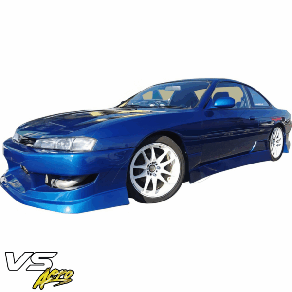 VSaero FRP WOR9 v1 Side Skirts for Nissan 240SX (S14) 1995-1998 - Image 10