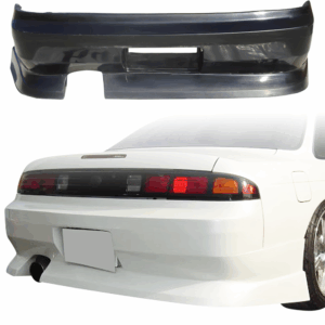 VSaero FRP WOR9 v1 Rear Bumper for Nissan 240SX (S14) 1995-1998