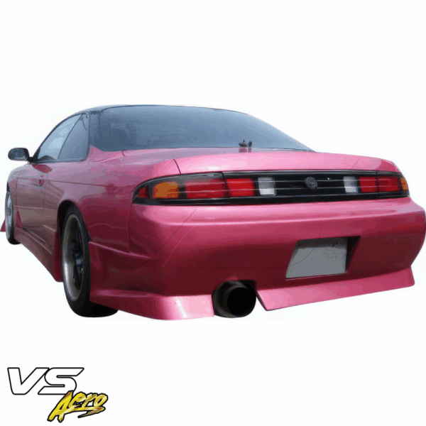 VSaero FRP WOR9 v1 Rear Bumper for Nissan 240SX (S14) 1995-1998 - Image 3