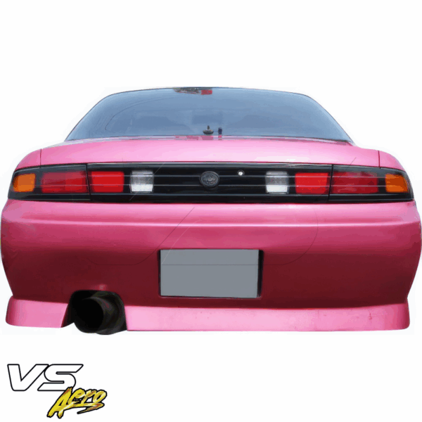VSaero FRP WOR9 v1 Rear Bumper for Nissan 240SX (S14) 1995-1998 - Image 5