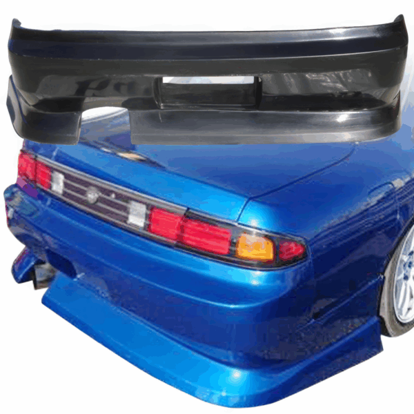 VSaero FRP WOR9 v1 Rear Bumper for Nissan 240SX (S14) 1995-1998 - Image 6
