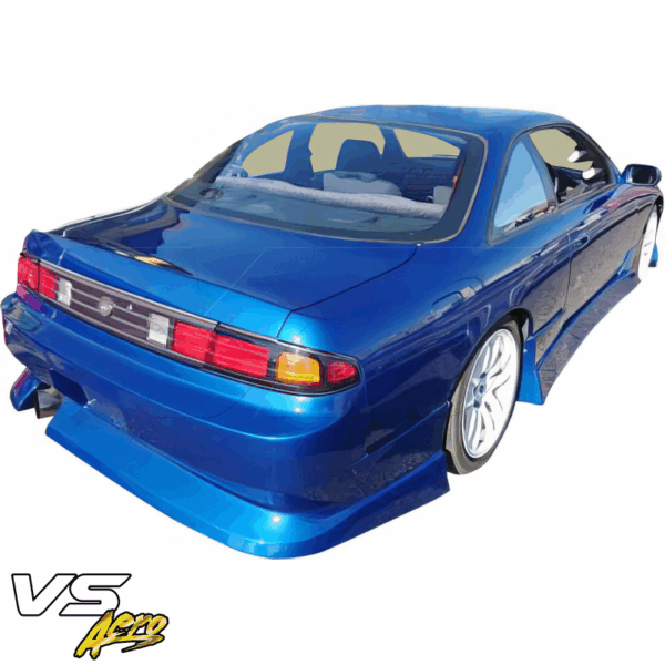VSaero FRP WOR9 v1 Rear Bumper for Nissan 240SX (S14) 1995-1998 - Image 7