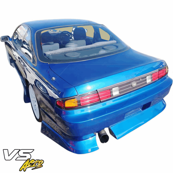 VSaero FRP WOR9 v1 Rear Bumper for Nissan 240SX (S14) 1995-1998 - Image 8