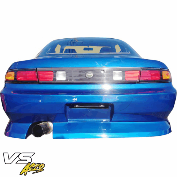 VSaero FRP WOR9 v1 Rear Bumper for Nissan 240SX (S14) 1995-1998 - Image 9
