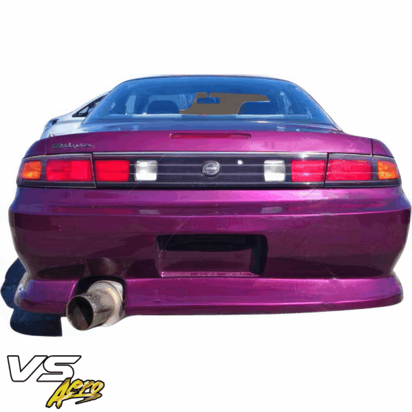 VSaero FRP WOR9 v1 Rear Bumper for Nissan 240SX (S14) 1995-1998 - Image 10