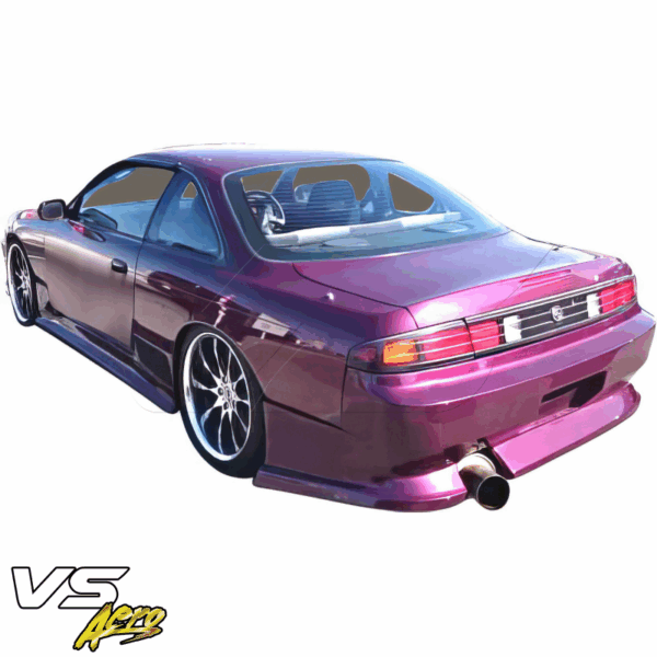 VSaero FRP WOR9 v1 Rear Bumper for Nissan 240SX (S14) 1995-1998 - Image 11