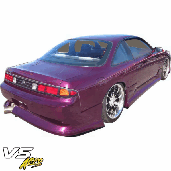 VSaero FRP WOR9 v1 Rear Bumper for Nissan 240SX (S14) 1995-1998 - Image 12
