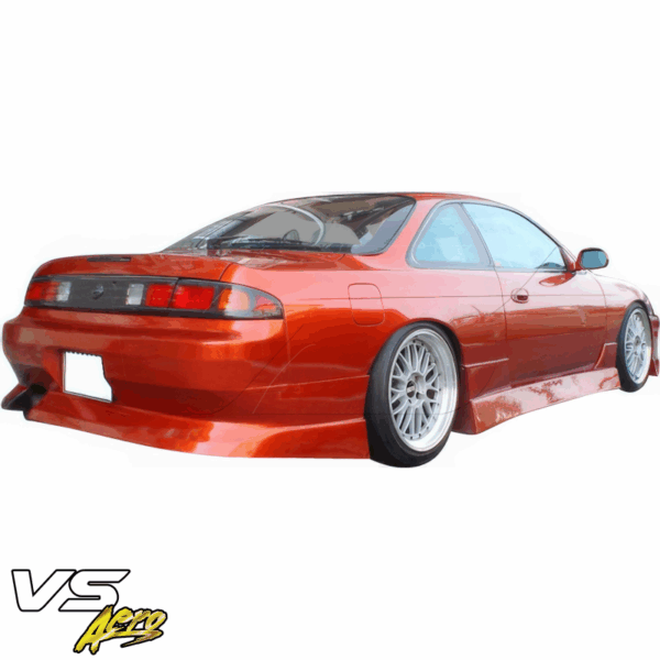 VSaero FRP WOR9 v1 Rear Bumper for Nissan 240SX (S14) 1995-1998 - Image 13