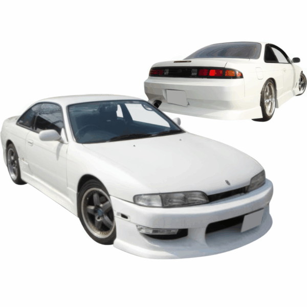VSaero FRP WOR9 v1 Body Kit 4pc for Nissan 240SX (S14) 1995-1996
