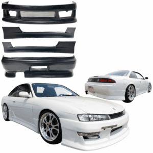VSaero FRP VERT Body Kit 4pc for Nissan 240SX (S14) 1997-1998