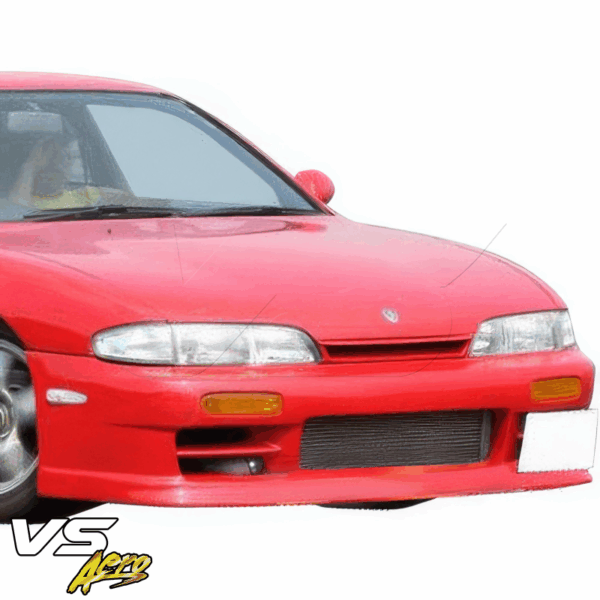 VSaero FRP KOFF Front Bumper for Nissan 240SX (S14) 1995-1996 - Image 12